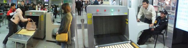 Sicherheitsausrüstung X Ray des Flughafenöffentlichen orts Gepäck-Scanner mit Tunnel-Größe von 1000mm x von 1000mm
