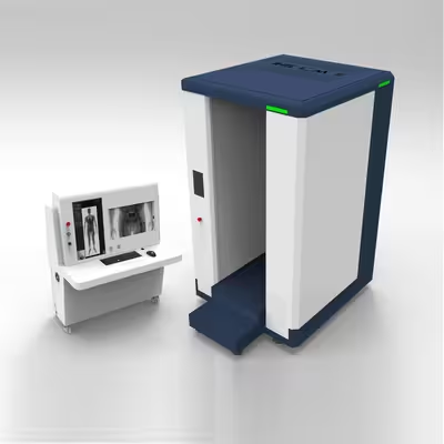 Dual View Sicherheits-Körperscanner Schneller Einsatz Kompaktes Design